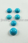 Natural Arizona Turquoise Smooth Round Cabochon